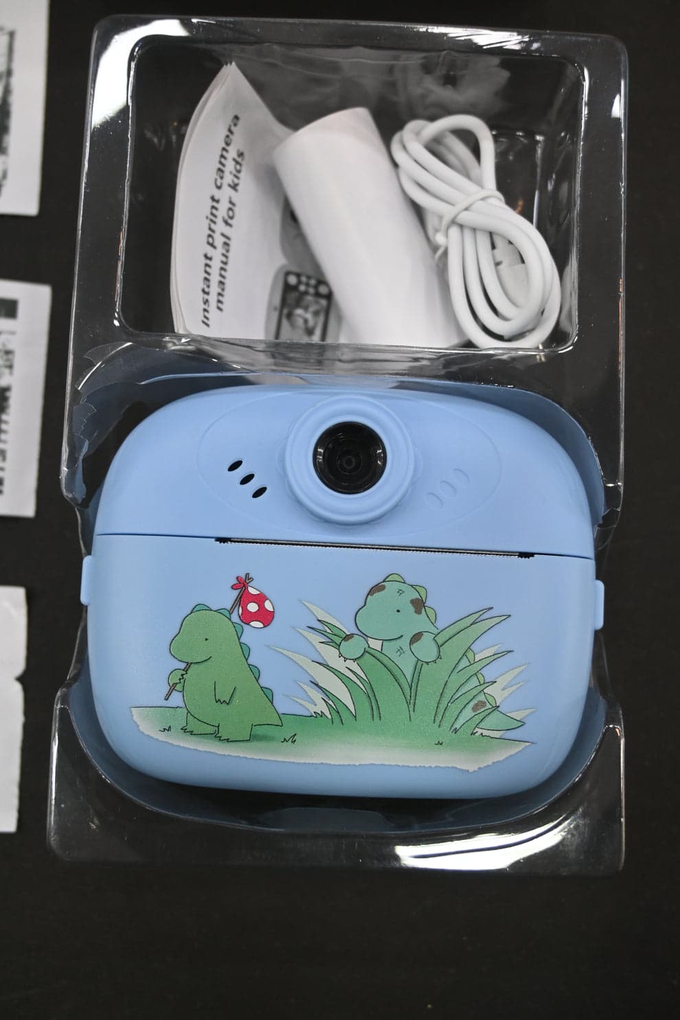 Dual Camera Kids Instant Print Camera – 1080P HD Video, Zero-Ink Printing, 2.4” IPS Screen & 32GB Card Included