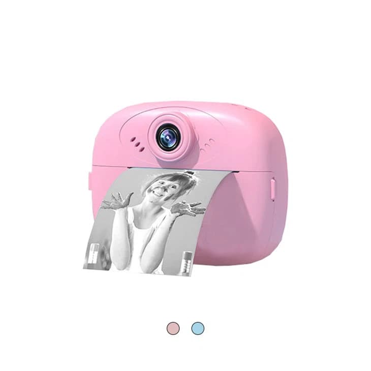 Dual Camera Kids Instant Print Camera – 1080P HD Video, Zero-Ink Printing, 2.4” IPS Screen & 32GB Card Included