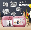 Dual Camera Kids Instant Print Camera – 1080P HD Video, Zero-Ink Printing, 2.4” IPS Screen & 32GB Card Included
