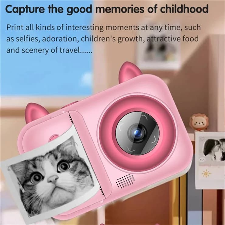 S6 Instant Print Camera for Kids – Dual Lens, Thermal Printing & 2.4” Screen | Creative Fun On-the-Go