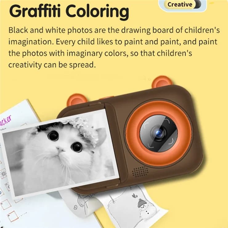 S6 Instant Print Camera for Kids – Dual Lens, Thermal Printing & 2.4” Screen | Creative Fun On-the-Go