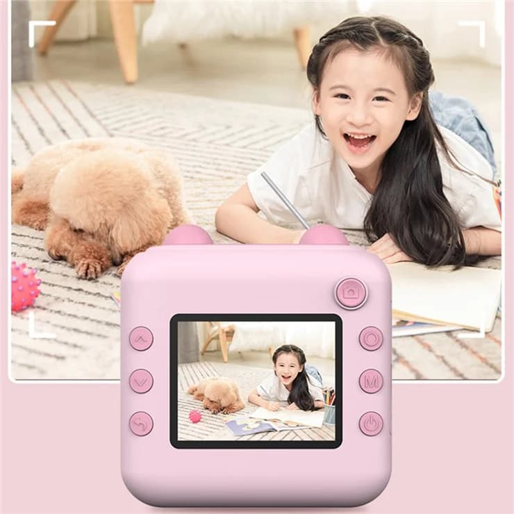 📸 2.4-Inch Kids Instant Print Camera – DIY Creative Fun with High-Definition Photography