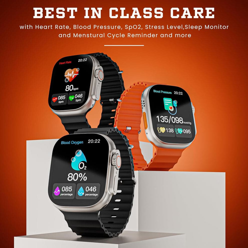 WATCH 9 ULTRA – Premium Smartwatch with Bluetooth Calling & Always-On Display