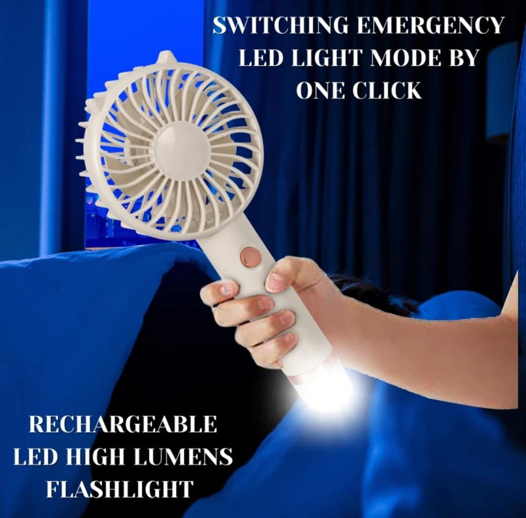 Mini Desktop Cooling Fan USB Rechargeable, Portable Summer Relief for Home & Travel (Multicolor)