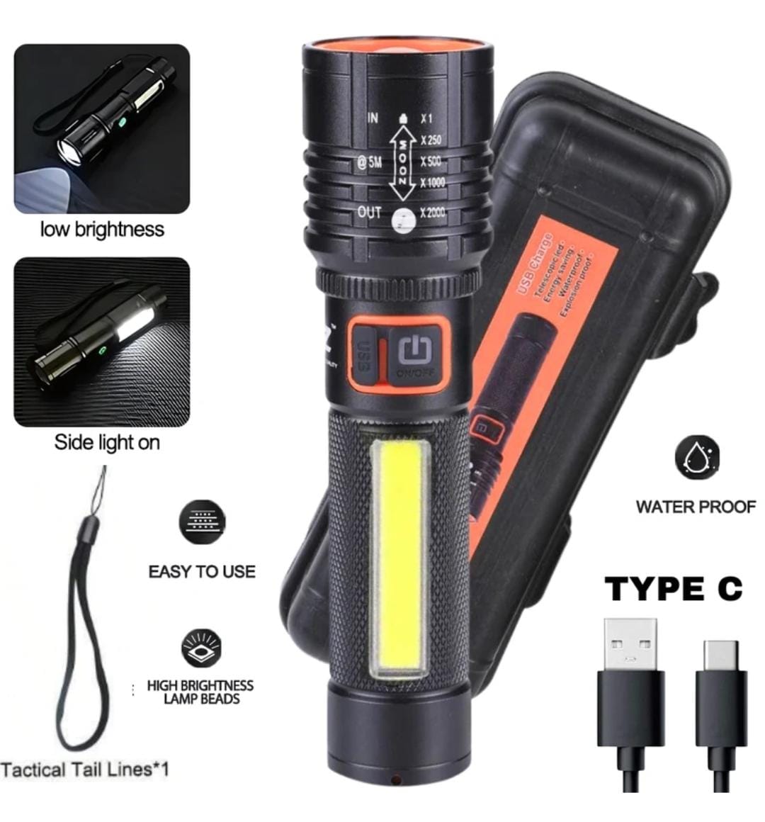 M035-C Metal Zoomable Torch Light