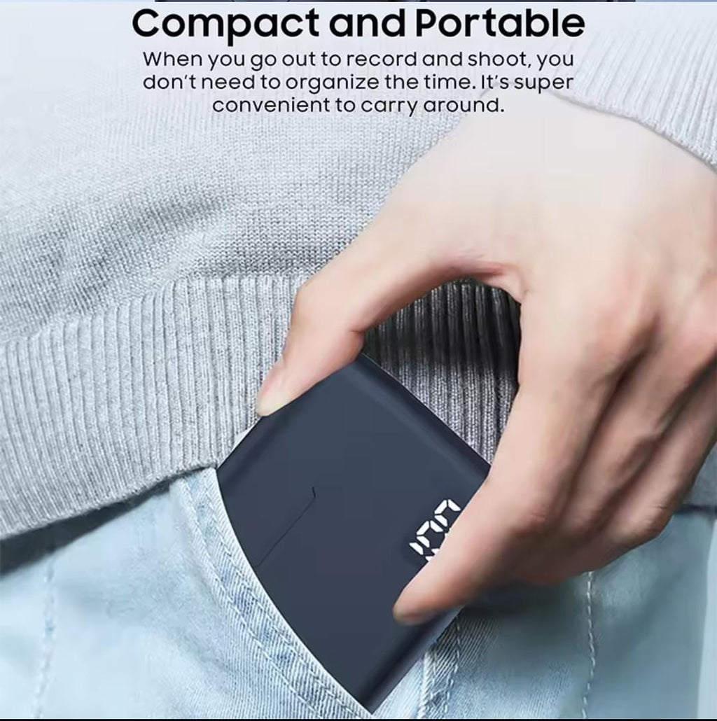 Wireless Microphone With Charging Case Podcast Recording Microphone Wireless Mic for Mobile Phone