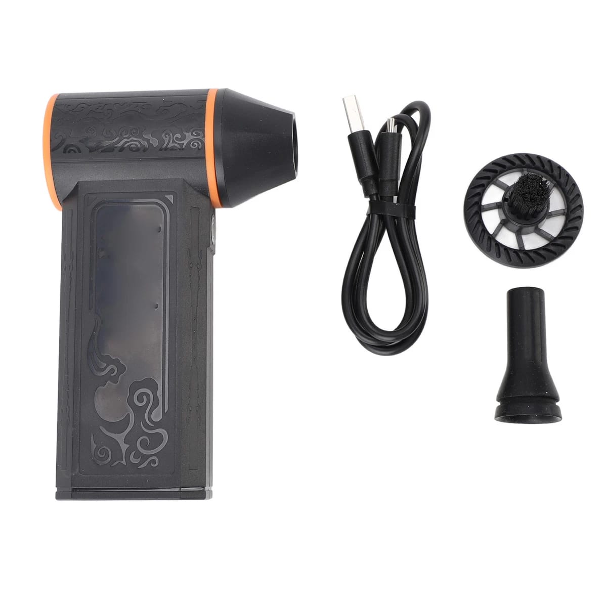 130000 RPM Cordless Electric Air Duster | Magnetic Nozzle, Type-C Fast Charging, Multi-Speed Jet Blower for Electronics, Car, Home & Office Cleaning