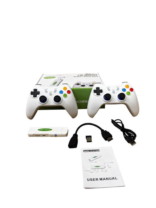 Super Blast Box Retro Game Console | 32,000+ Games | Dual Wireless Controllers | 4K HDMI Plug & Play | 43 Emulators | TV & Projector Compatible