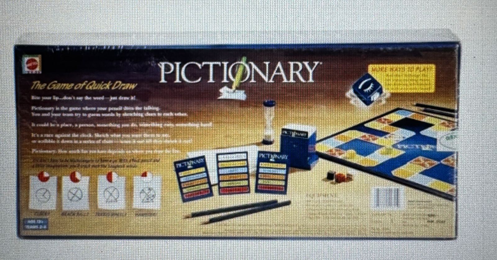 Pictionary Original The Game OF Quick Draw Party & Fun Board Game