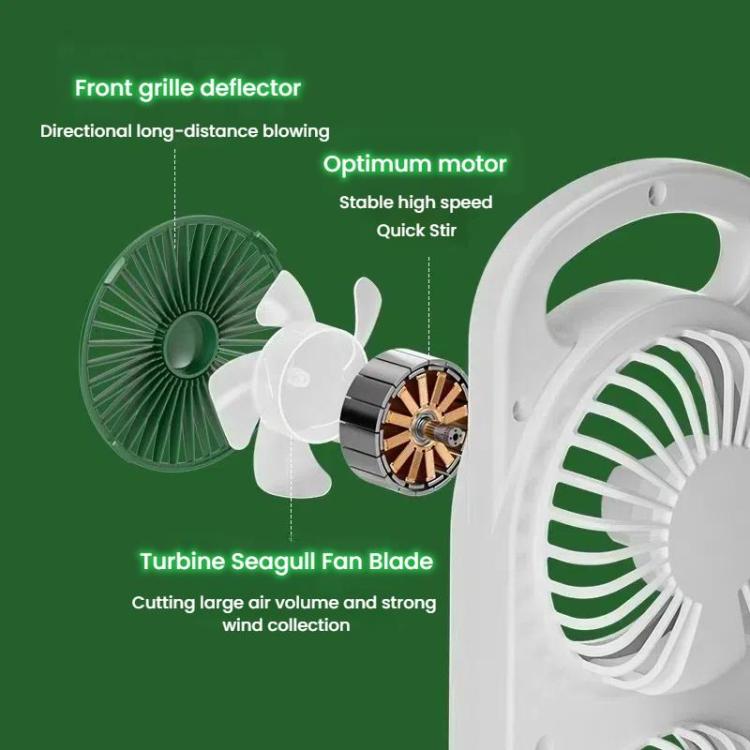 USB Rechargeable Mini Fan | Silent Desk & Travel Fan | Portable Battery-Operated Cooling Air Blower for Home, Office & Outdoor(Multicolor)