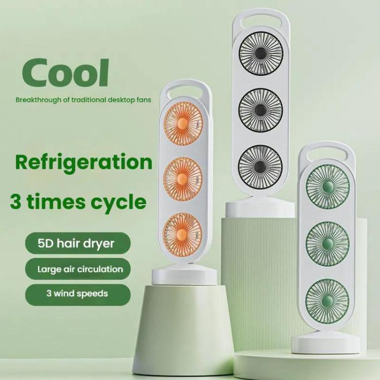 USB Rechargeable Mini Fan | Silent Desk & Travel Fan | Portable Battery-Operated Cooling Air Blower for Home, Office & Outdoor(Multicolor)