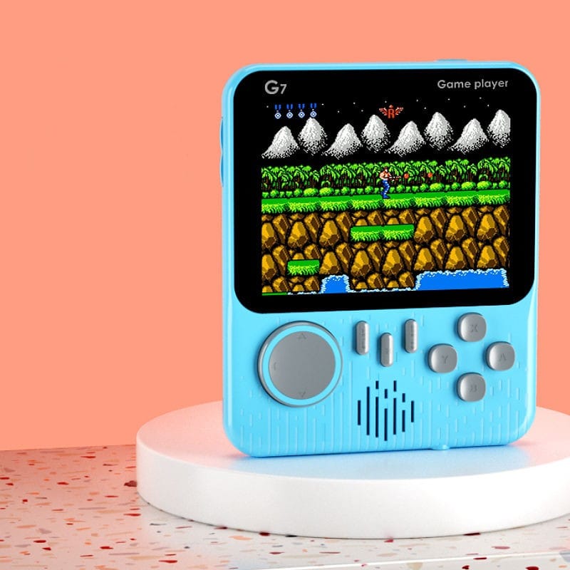 G7 Retro Handheld Gaming Console for Kids & Adults – 666-In-1 Built-in Classic Video Games – Rechargeable Game Console for Boys 7-14 Years – TV Output – Portable Toy Gift