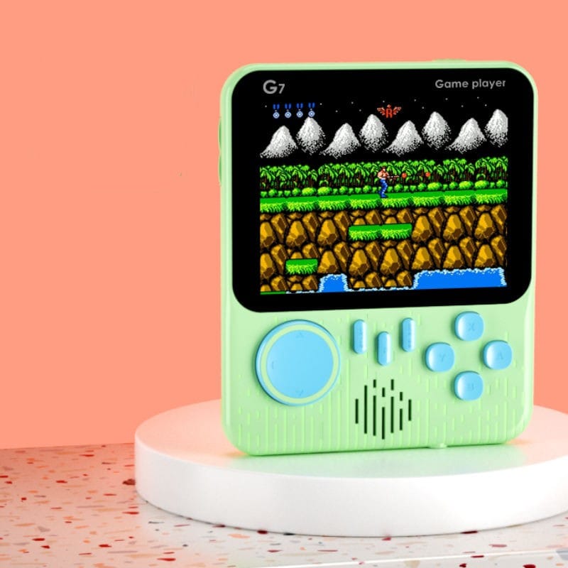 G7 Retro Handheld Gaming Console for Kids & Adults – 666-In-1 Built-in Classic Video Games – Rechargeable Game Console for Boys 7-14 Years – TV Output – Portable Toy Gift