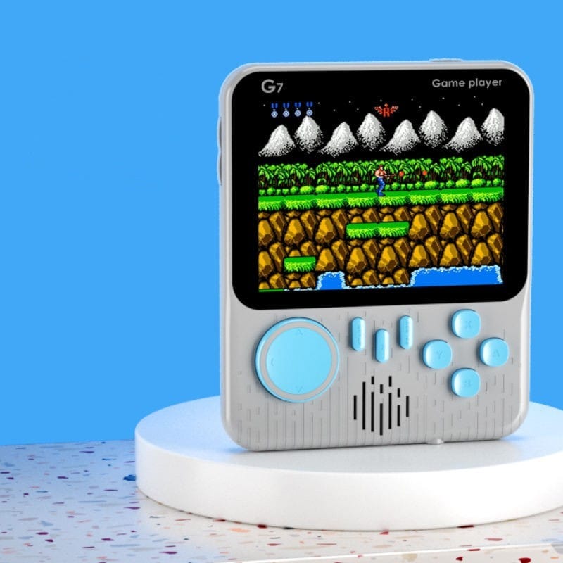 G7 Retro Handheld Gaming Console for Kids & Adults – 666-In-1 Built-in Classic Video Games – Rechargeable Game Console for Boys 7-14 Years – TV Output – Portable Toy Gift