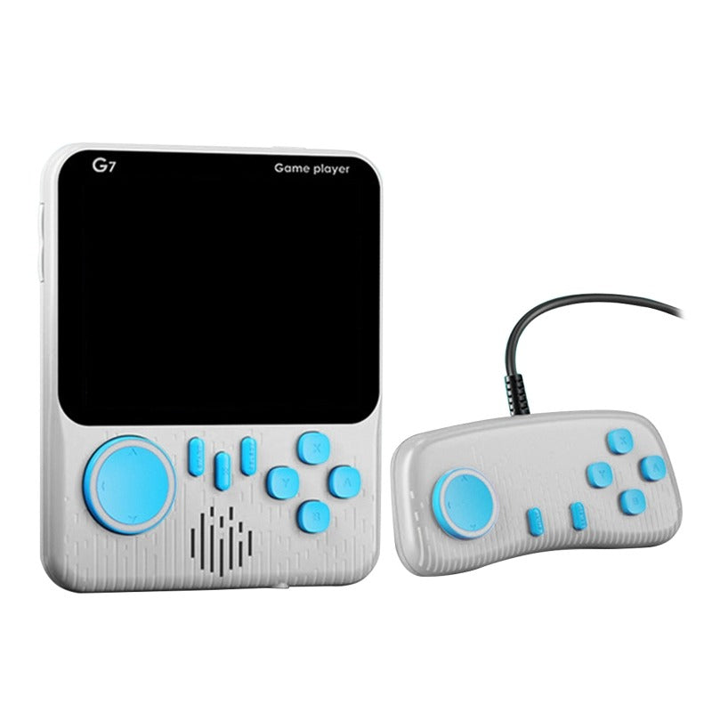 G7 Retro Handheld Gaming Console - 666 Classic Games in 1 | 3.5'' Big Screen | TV Output & External Remote for 2-Player Mode | Portable Gaming Console ( Random Color)