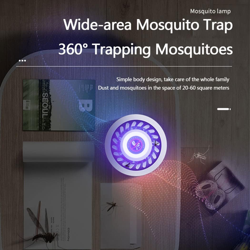 Electric Fly Trap Mosquito Killer Lamp – USB Powered, Silent & Safe UV Insect Catcher for Home & Outdoor Use