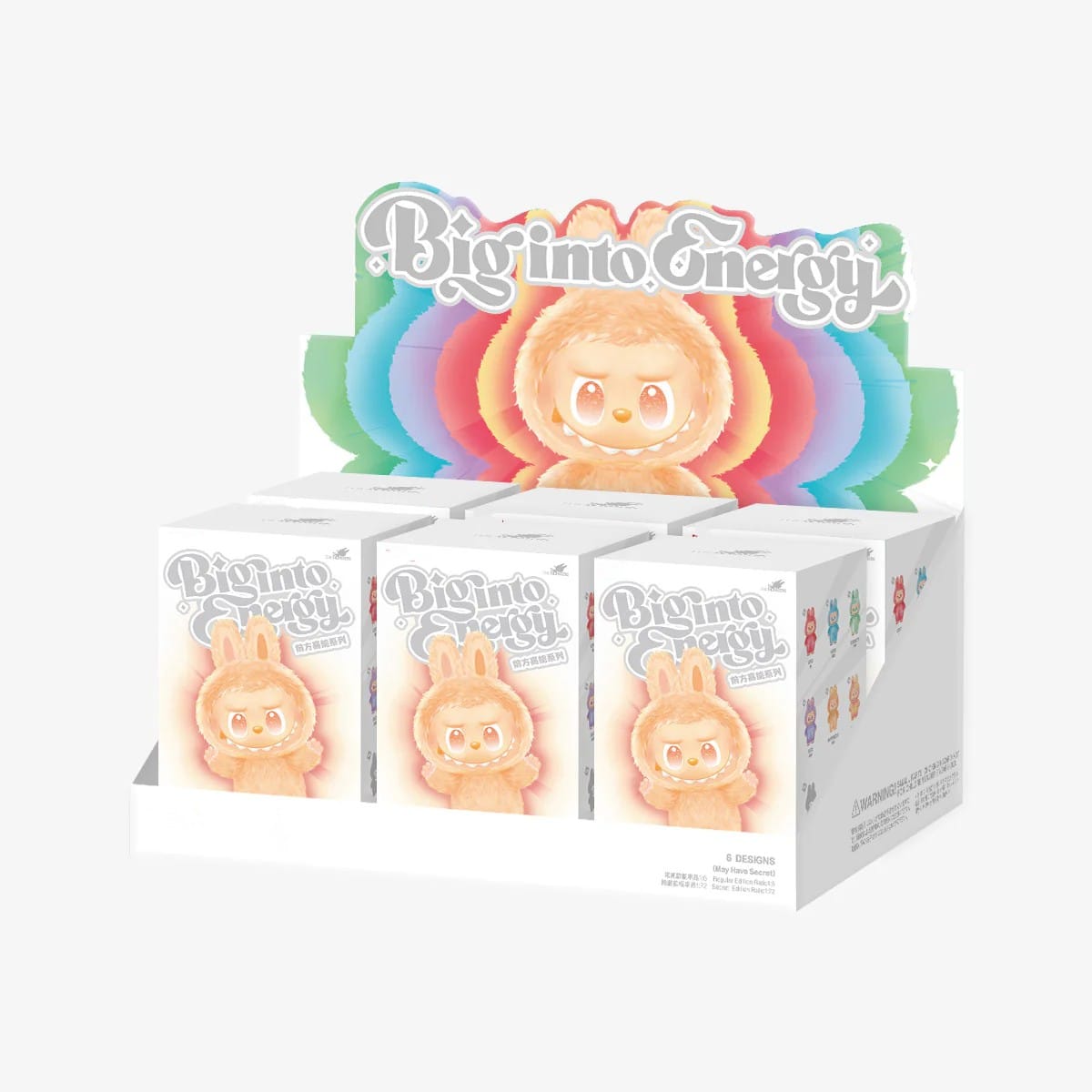 Cute Monster Labubu Toy Big Into Energy Plush Blind Box Pack Of 1