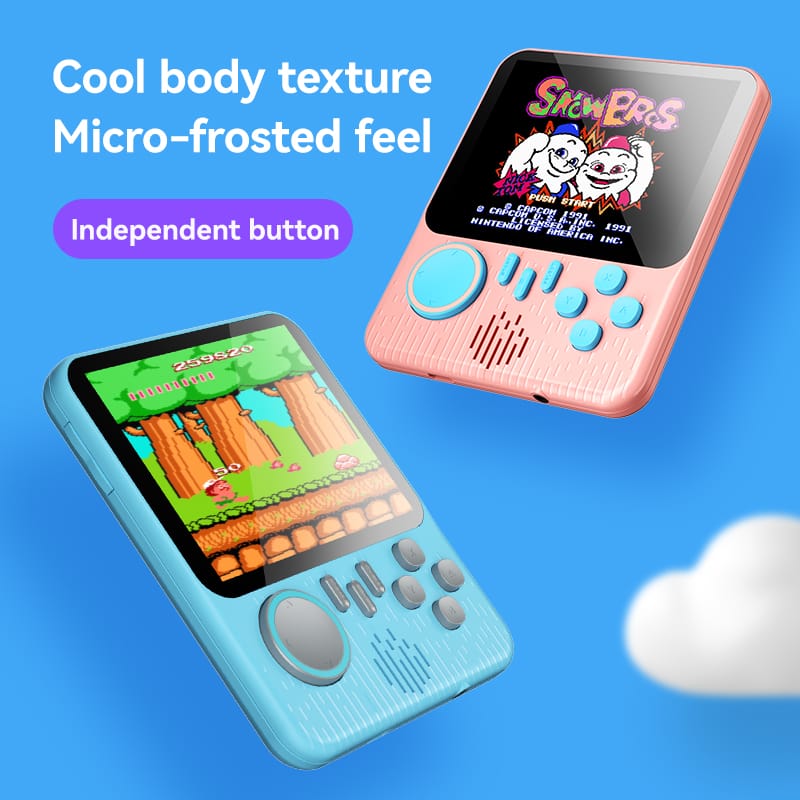 G7 Retro Handheld Gaming Console - 666 Classic Games in 1 | 3.5'' Big Screen | TV Output & External Remote for 2-Player Mode | Portable Gaming Console ( Random Color)