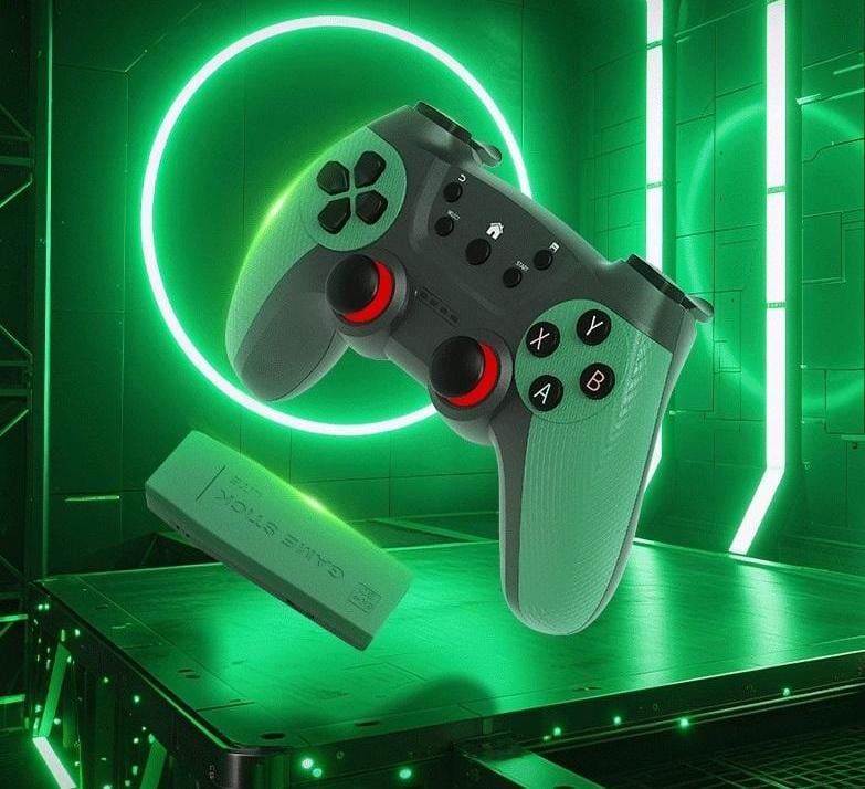 M22 Ultra Retro Game Console - Wireless Controller Gamepad - with 52 Emulators 30,000+ Games, 1080P HD Graphics, 64GB Storage, Video Game TV Stick for All Ages
