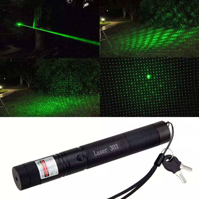 Green Laser Pointer | Long-Range, Laser Light Powerful | for Party, Disco Light Adjustable Mode, 2000m Handheld Laser Pen, Suitable for Camping, Hiking (Green)