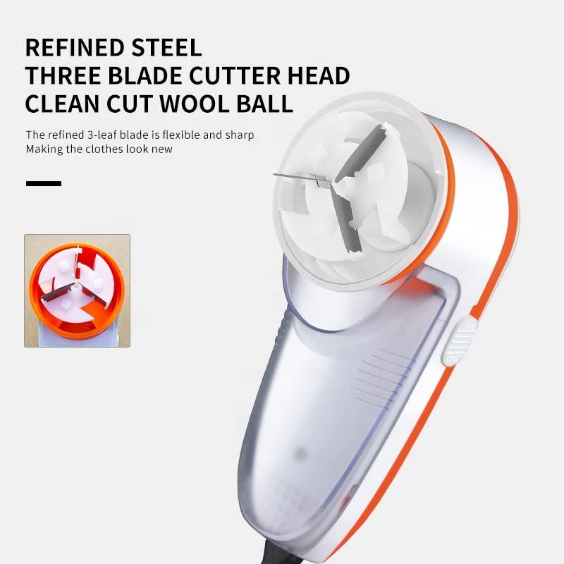 Portable Fabric Lint Remover Machine – Powerful 5W Motor | Corded Bobble & Fuzz Shaver for Wool & Cotton Garments
