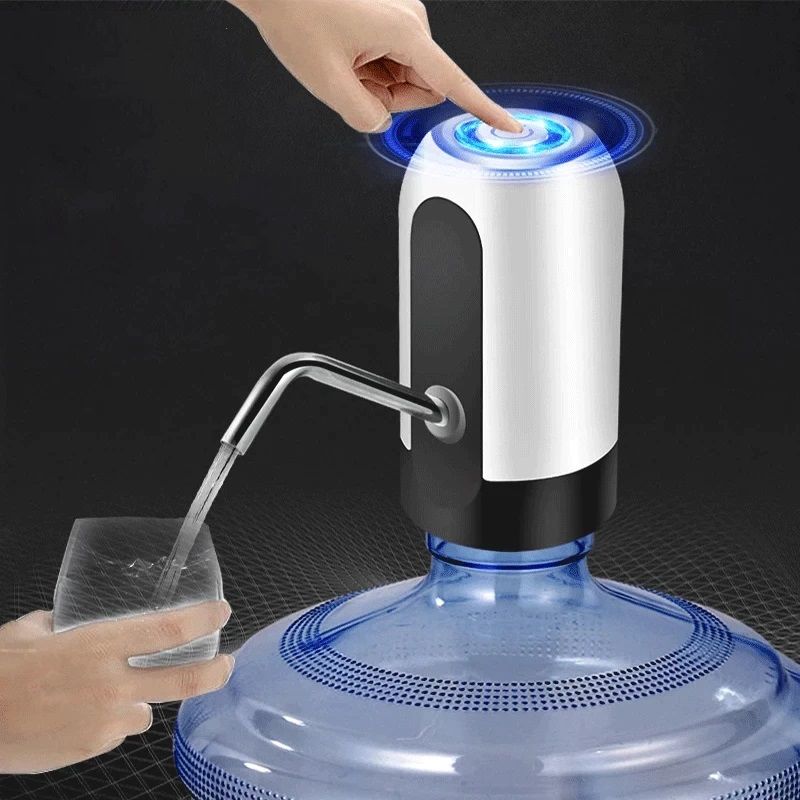 USB Rechargeable Water Pump Dispenser – 4W Power, Rechargeable Battery, Food-Grade Material